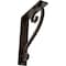 Ekena Millwork Edwards Wrought Iron Bracket, (Triple center brace), Antiqued Bronze 2"W x 7 1/2"D x 10"H BKTM02X07X10TEDABZ - alternate 1